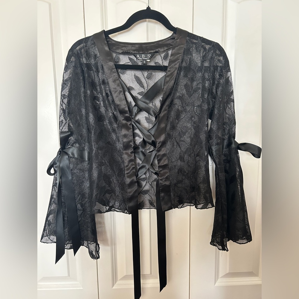 ABS by Allen Schwartz lace top